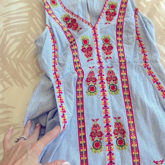 Anthropologie Maeve Madeleine Embroidered Shift Dress - Picture 9 of 13